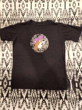 Buc-ees Kids Black Graphic Halloween Tee, Size 2T